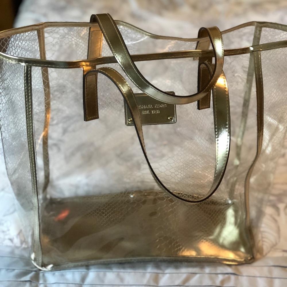 Michaels Kors Clear Tote